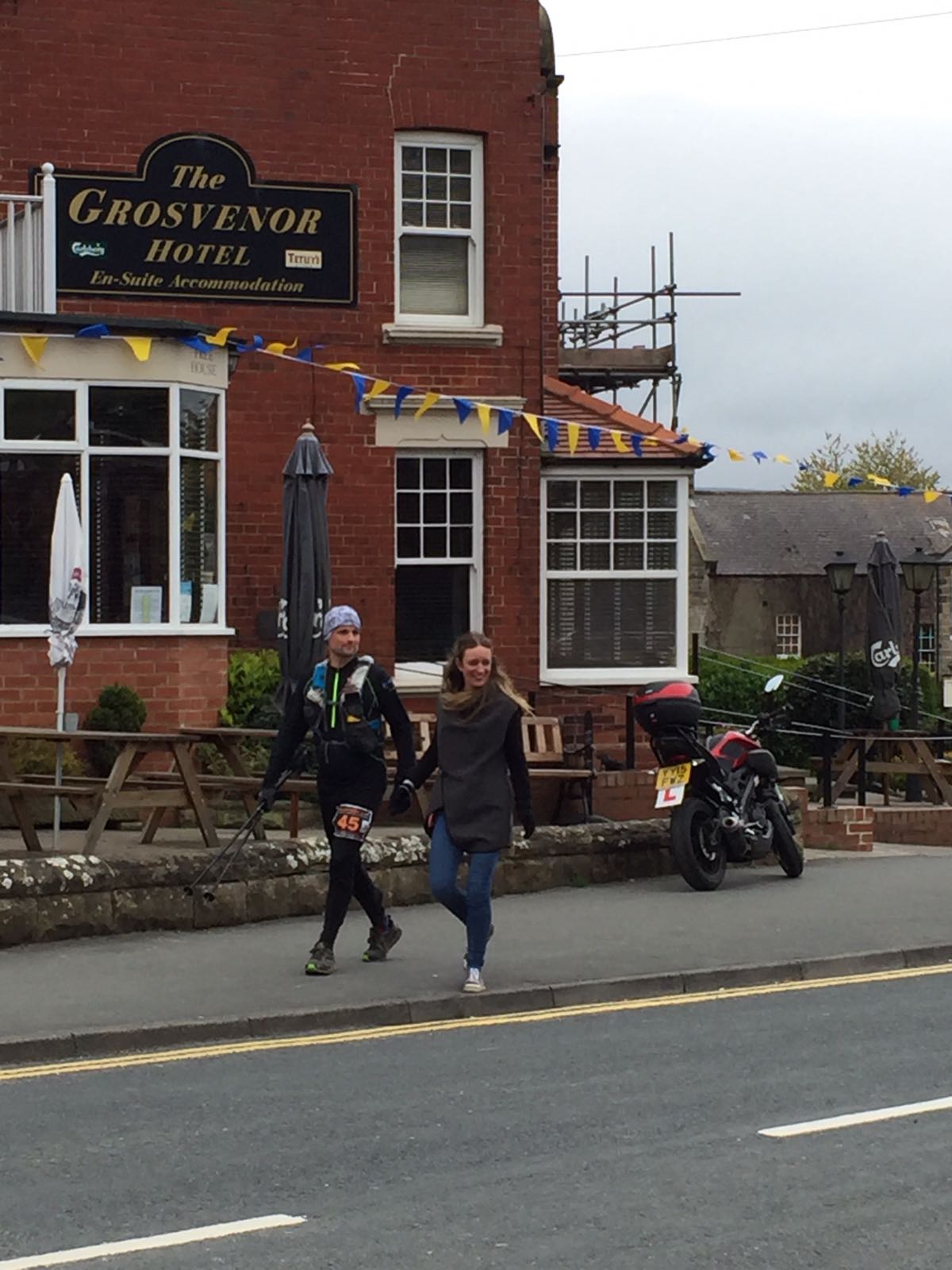 Someone's happy to see me (photo by Harvey)